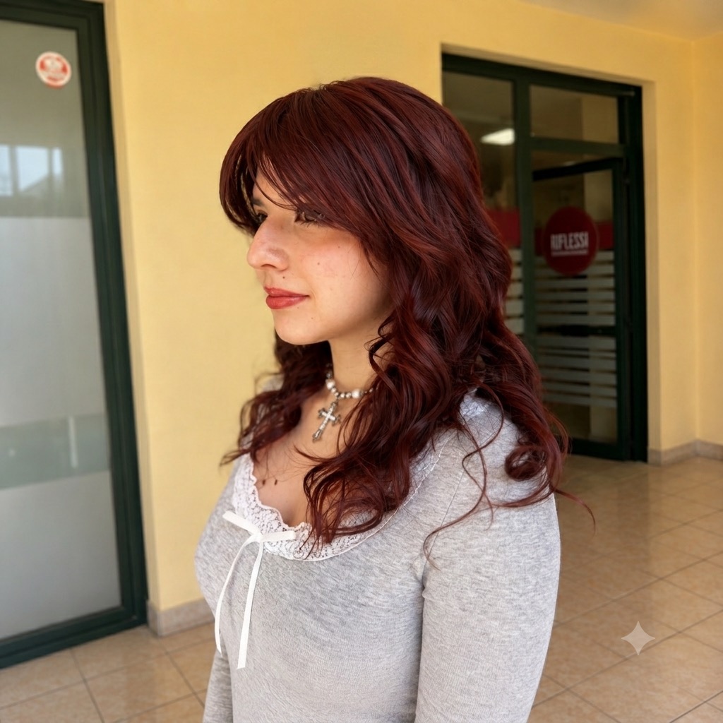 Colorazione professionale su misura nel salone Riflessi
