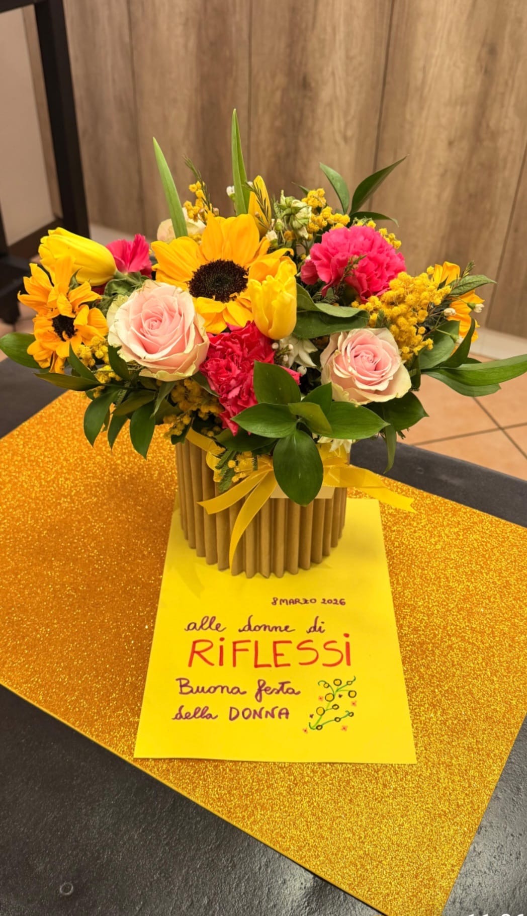 Bouquet di fiori per la Festa della Donna da Riflessi